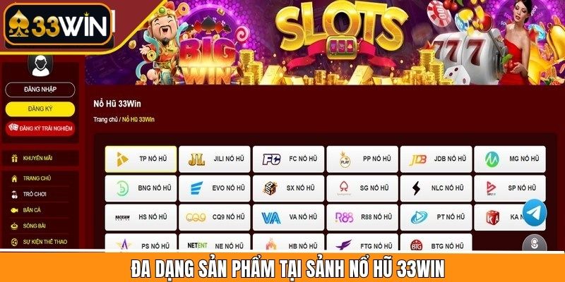 Khám phá trò chơi giải trí đỉnh cao trong nổ hũ tại 33Win